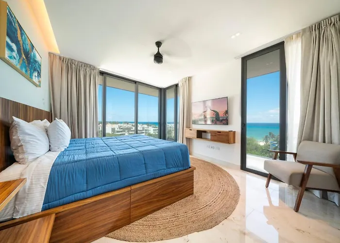 Luxury 3 Bedroom With Ocean View & Pool - Marila 503 Apartamento *